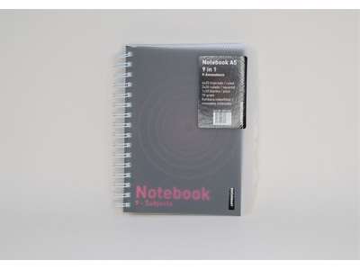 Notesbog A5 - 9 faner